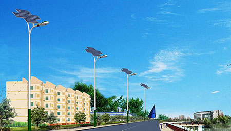 濟南LED太陽能路燈支架 山東圖景照明工程供應(yīng)